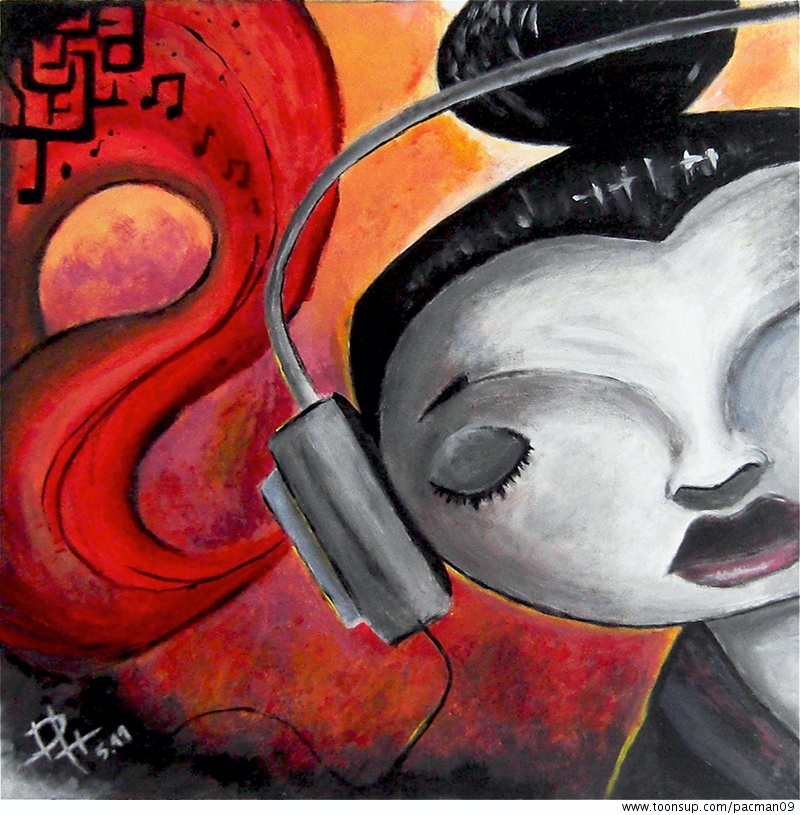 Illustration: Music Geisha 2
