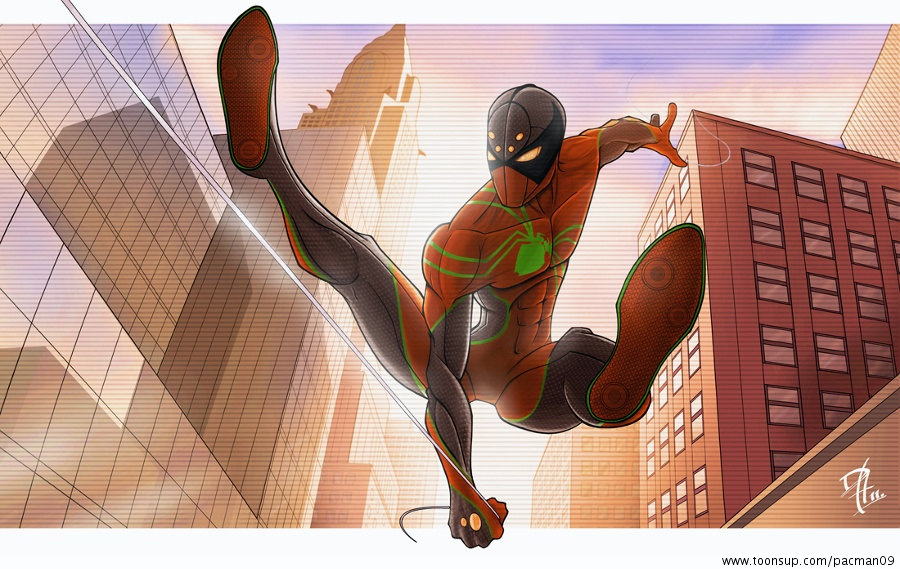 Illustration: Spiderman costume design 2