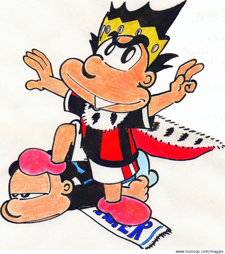 Cartoon: Ende der Inter-Dynastie - Anfang der Milan-Dynastie 1
