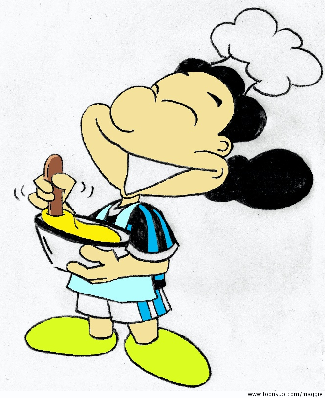 Cartoon: Mazzurri, der Koch 1