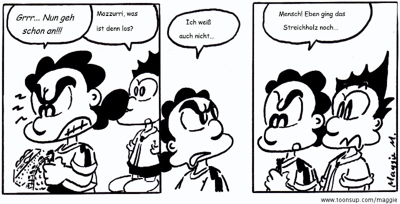 Comic: Das Streichholz 1
