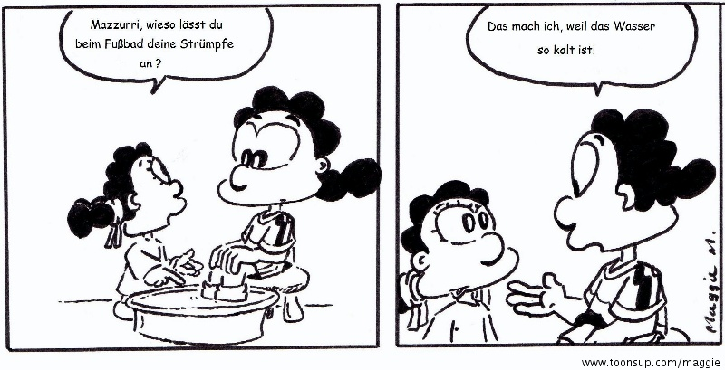Comic: Fußbad 1