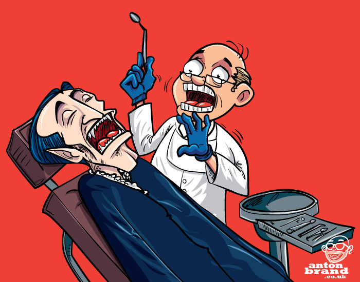Illustration: Vampire dentist 1