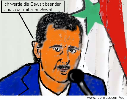 Cartoon: Gute Aussichten für Syrien 1