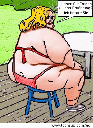 Cartoon: Big is beautyful. 1