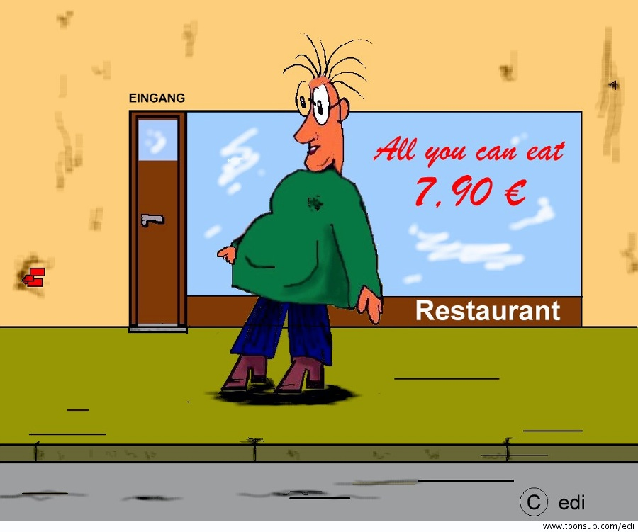 Cartoon: All you can eat 1