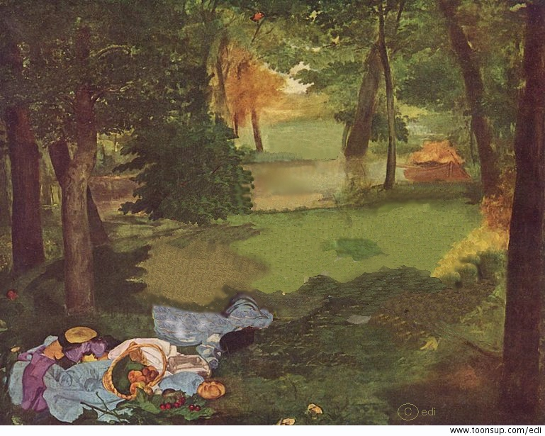 Cartoon: Picknick der Unsichtbaren 1