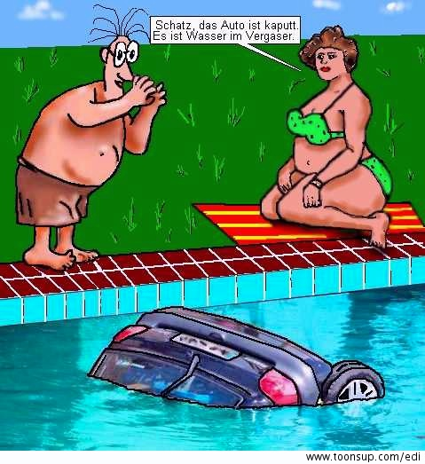 Cartoon: Herzlich willkommen im Pool 1