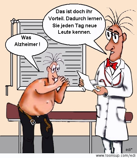 Cartoon: Alzheimer 1