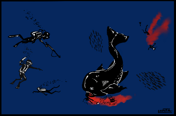 Illustration: Eines Tages hatte Toni Tuna die Schnauze voll. 1