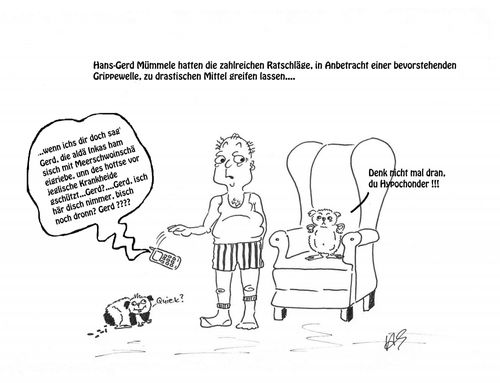 Cartoon: Grippewelle 1