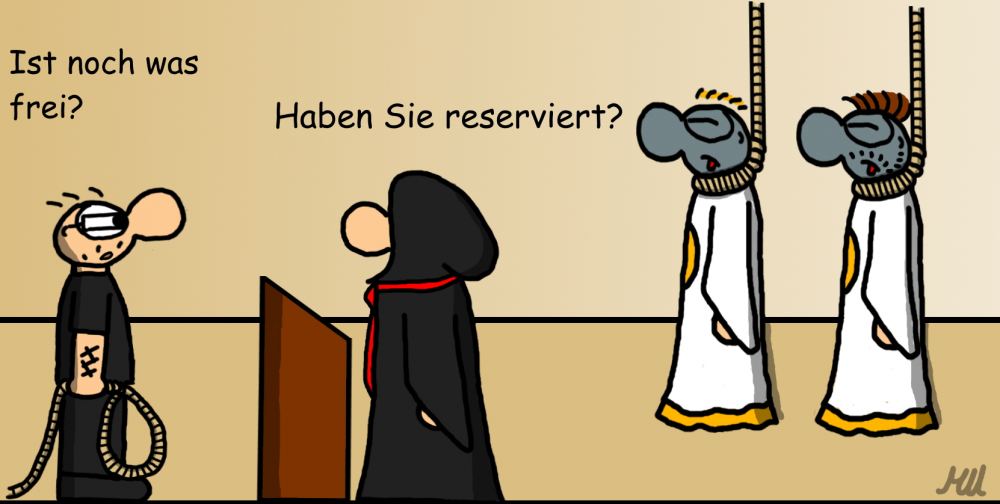 Cartoon: Reservierung 1