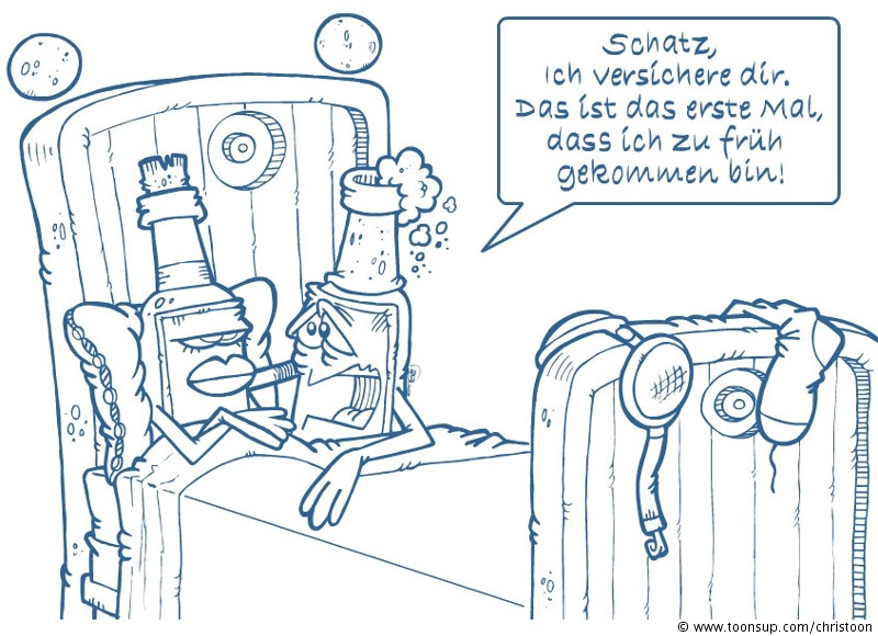 Cartoon: Zu früh... 1