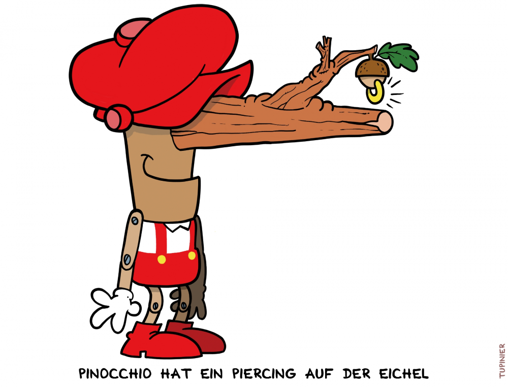 Cartoon: Piercing 1