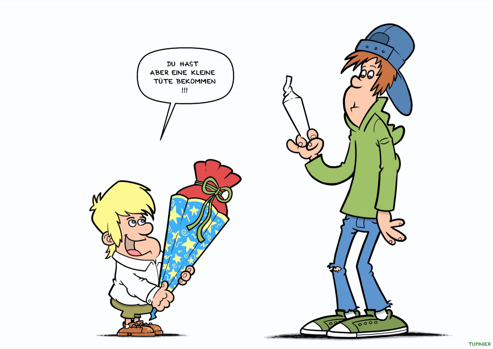 Cartoon: schulanfang 1