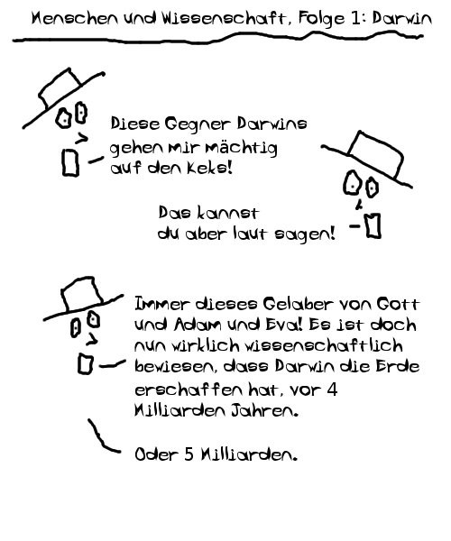 Cartoon: Darwin 1
