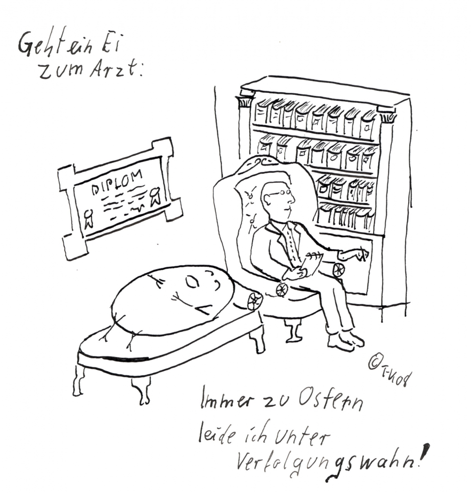 Cartoon: Geht ein Ei zum .... 1