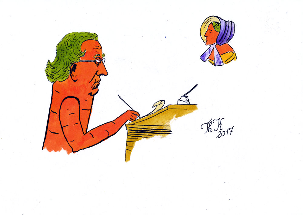 Illustration: Hommage oder Anthropomorphismus II 1