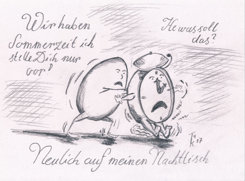Cartoon: Sommerzeit 1