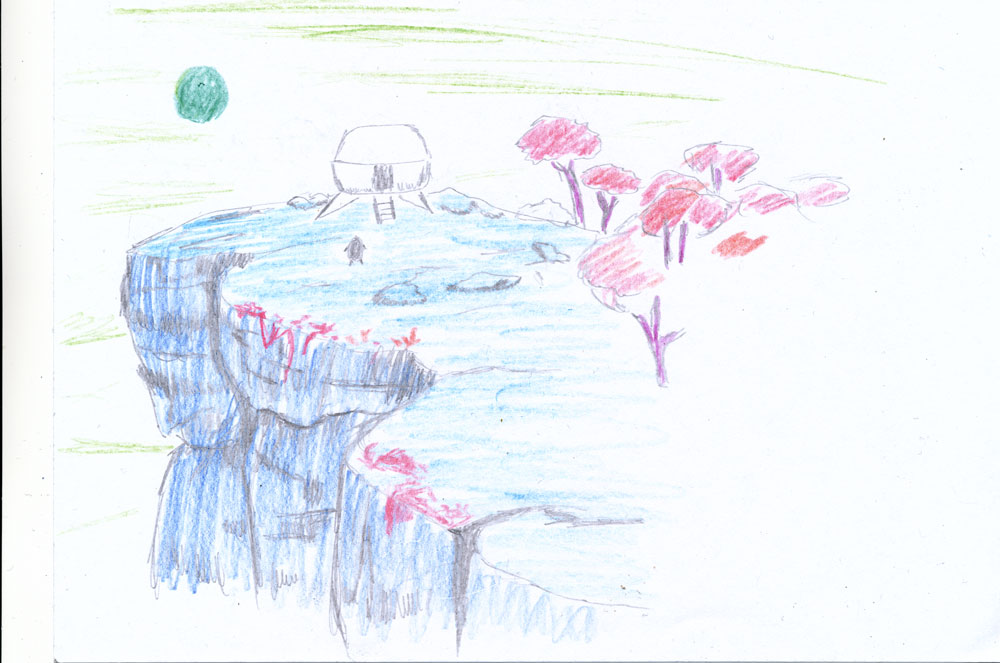 Concept Art / Character Design: Eier im Weltall 1