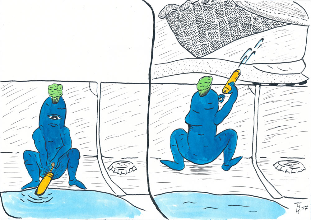 Comic: Blaumann schlägt zu!!! 1