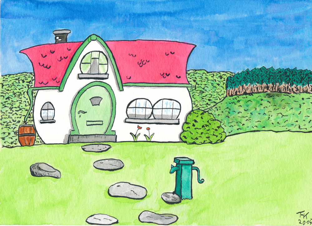 Illustration: Ein anderes Eierhaus 1