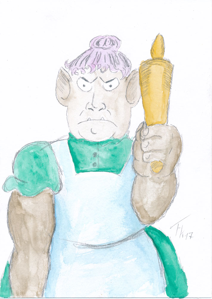 Concept Art / Character Design: Eheleute Ork 1