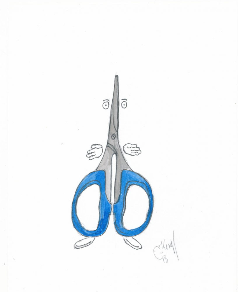 Illustration: Die Schere Claudia 1