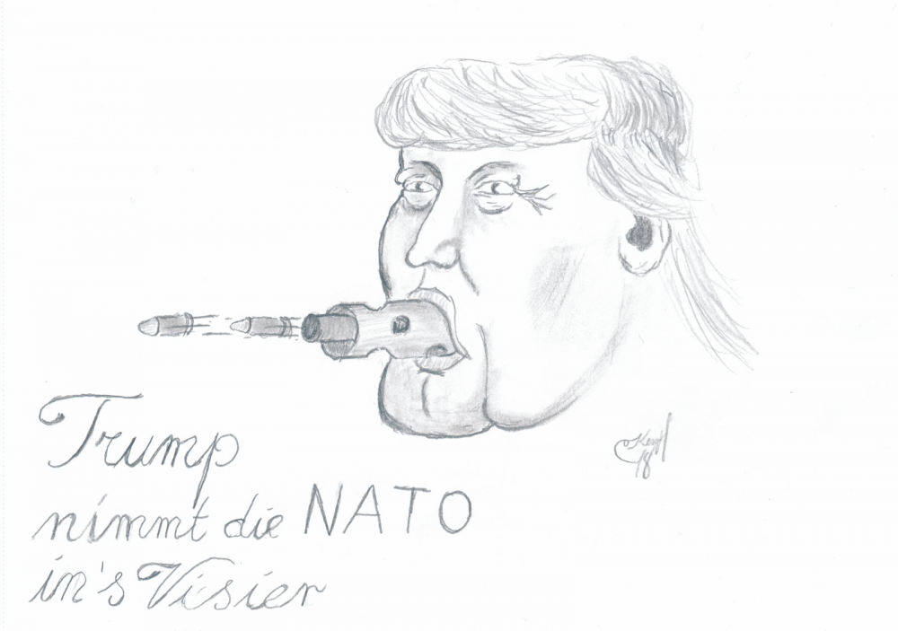 Caricature: Trump -mal wieder- 1