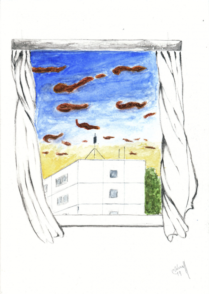 Cartoon: Als ich heute morgen zum Fenster raus sah ... 1