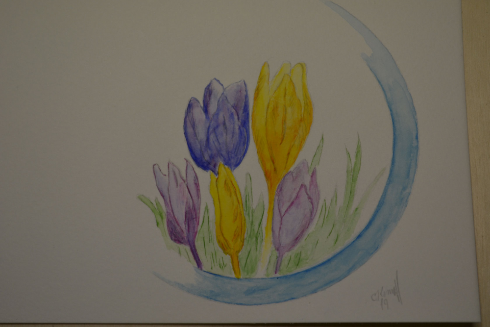 Illustration: Blumen / aquapril 2019 1