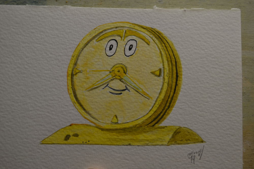 Illustration: Wäcki der Wecker 1