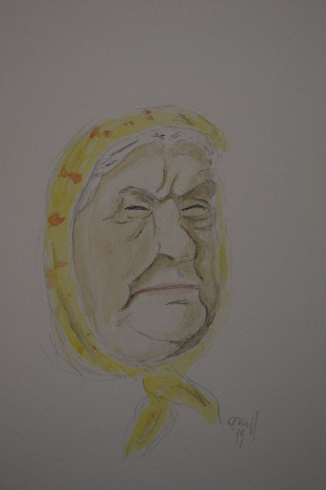 Concept Art / Character Design: Alte Frau 1