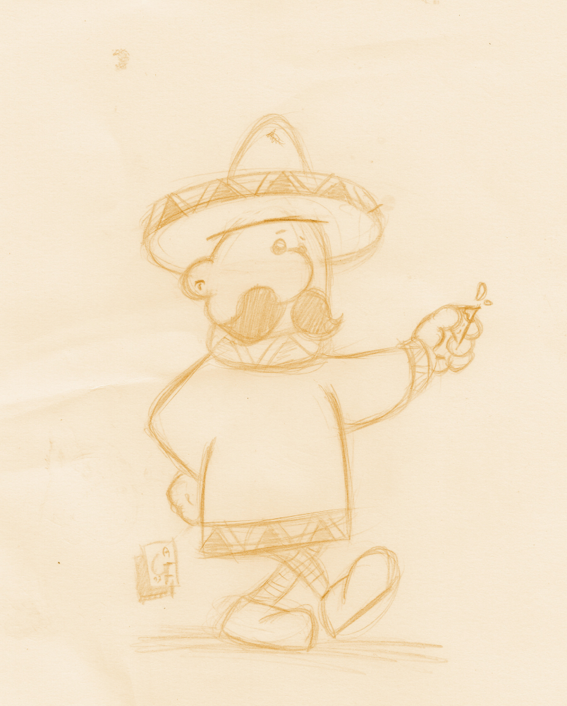 Concept Art / Character Design: Mexikaner Skizzen #2 2