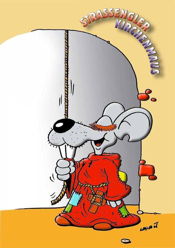 Illustration: Strassengler KirchenMaus 1