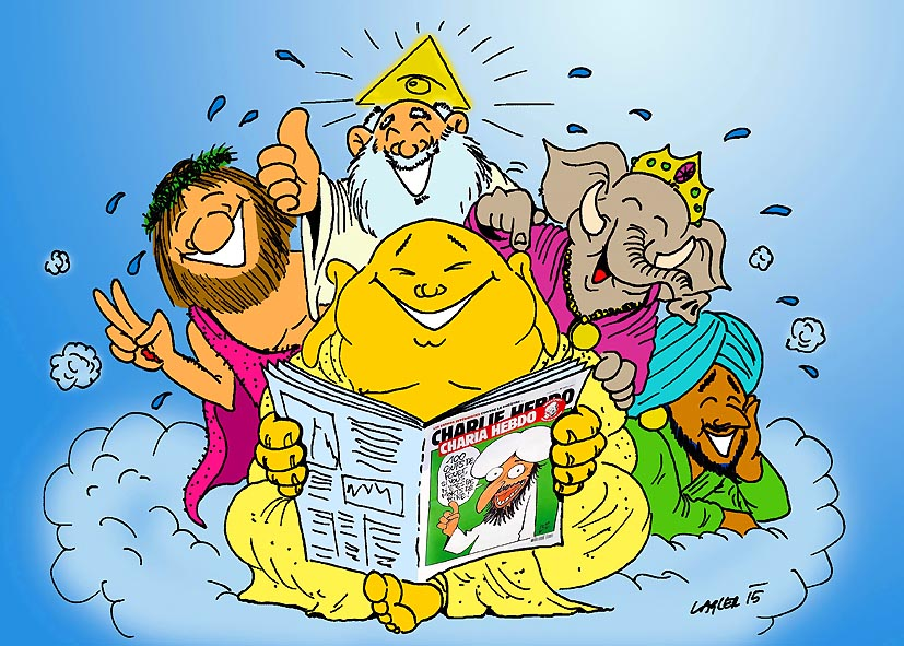 Cartoon: Religionen 2015 1
