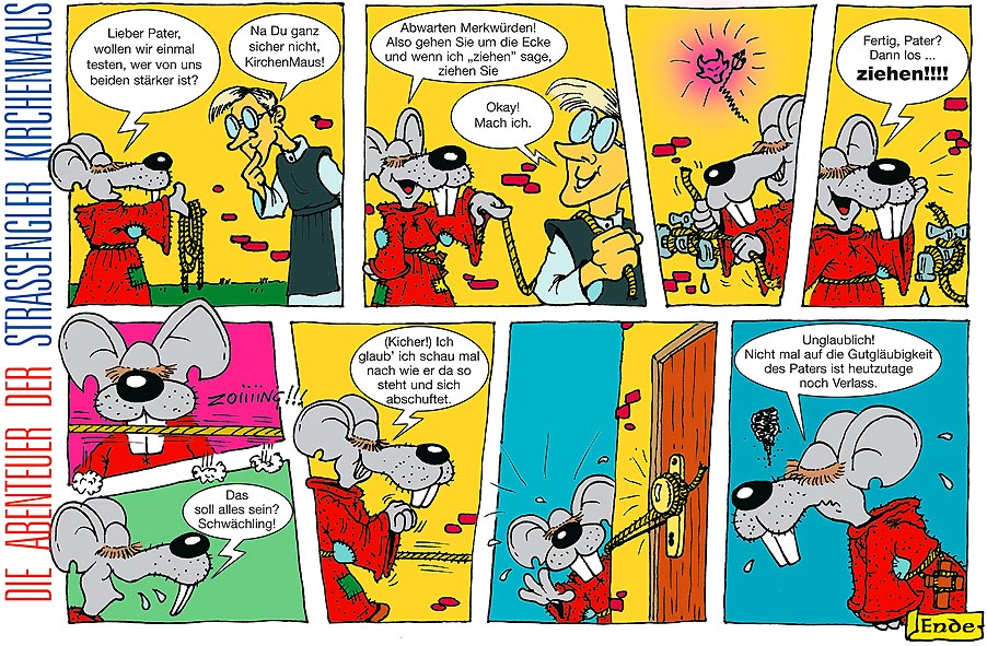 Comic: Die Abenteuer der Strassengler KirchenMaus II 1
