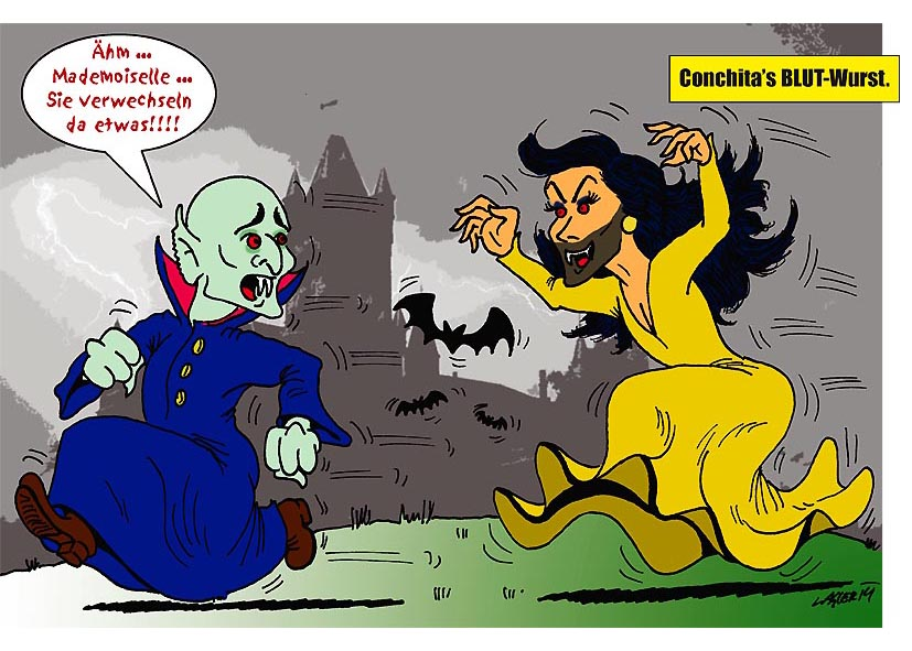 Cartoon: Conchita's WURST-Fabrik III 1