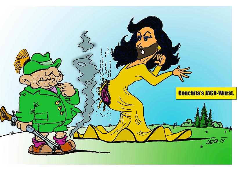 Cartoon: Conchita's WURST-Fabrik V 1
