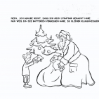 Weihnachtsmann und Anwaltskind