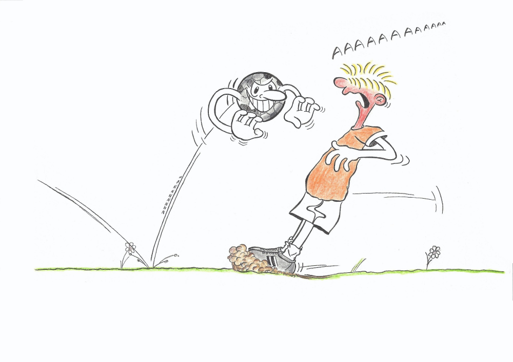 Cartoon: Der Fußballer 1