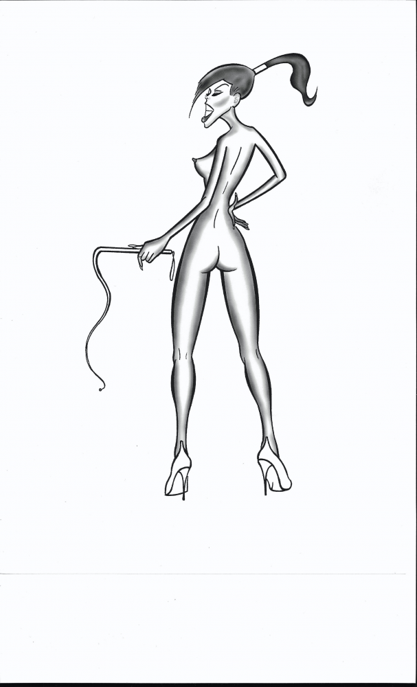 Caricature: Domina gebrusht 1