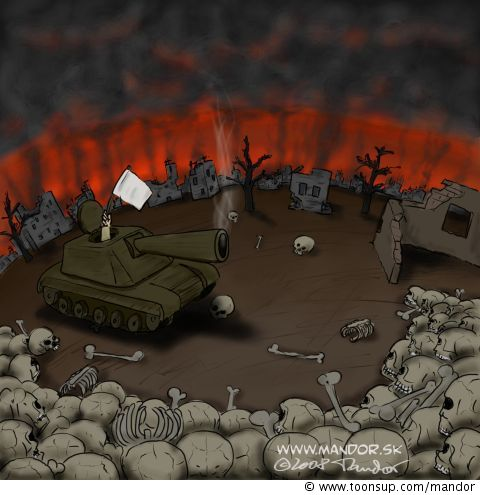 Cartoon: End of war 1