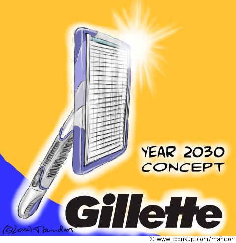 Cartoon: Gillette 2030 1