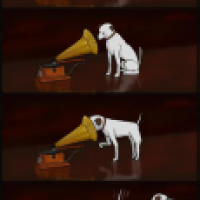 His masters voice?