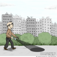 Blind man