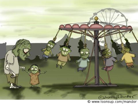 Cartoon: Zombie kids 1