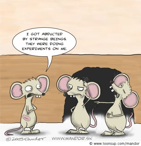 Cartoon: Laboratory mouse 1