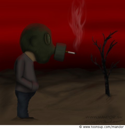 Cartoon: Last cigarette 1