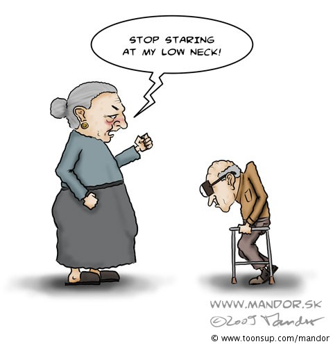 Cartoon: Low neck 1